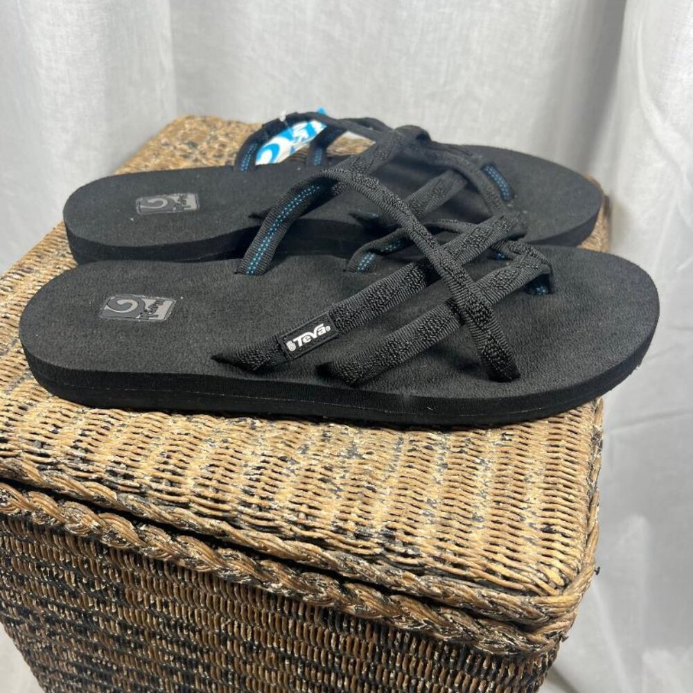 NWT Teva Olowahu Sandals for Women in Black - Size 11 - Picture 5 of 9